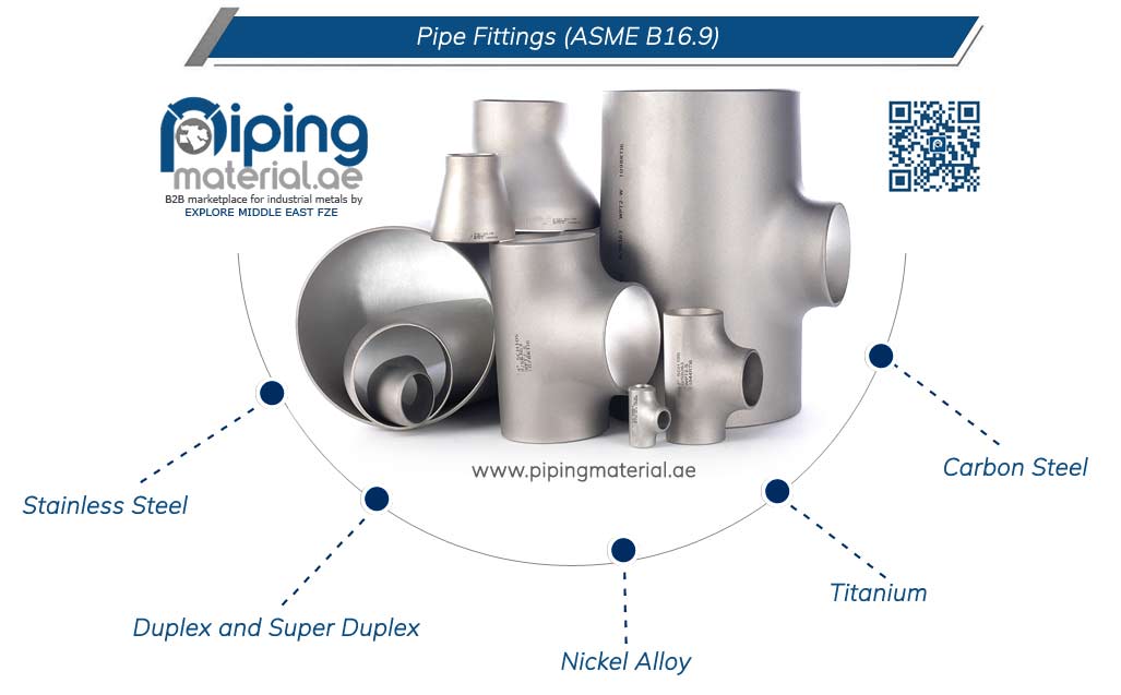 Buttweld Pipe Fittings in Dammam Buttweld Pipe Fittings in Dammam