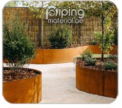 Corten A garden edging
