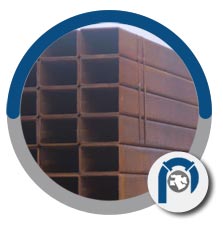 Weathered metal ASTM A847 rectangular tube Weathered metal ASTM A847 rectangular tube