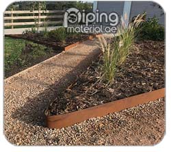 weaWhering steel lawn edging