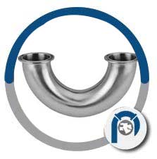 Sanitary Clamp 180° Return Bend