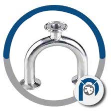 Tri Clamp 3-Way U-Bend
