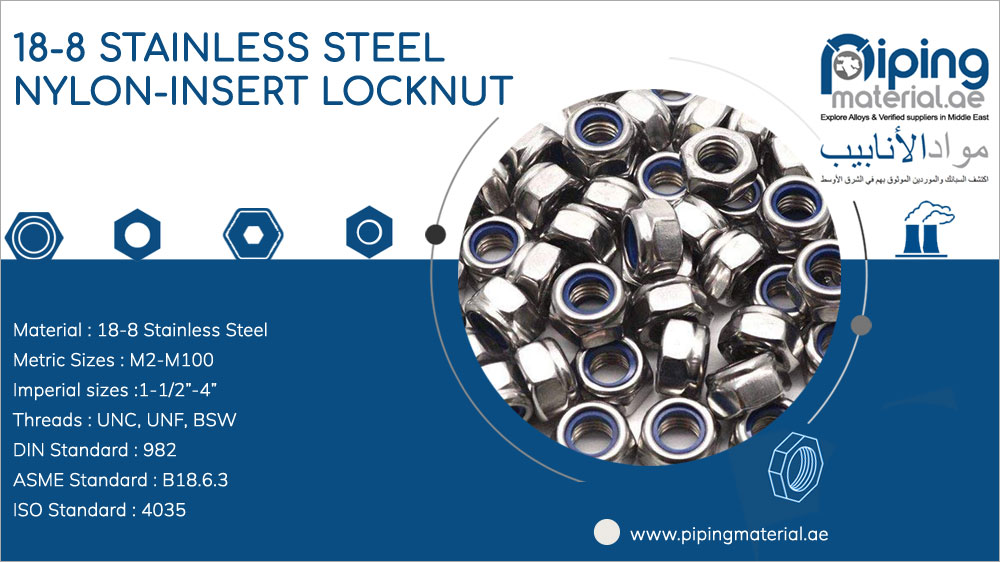 18-8 Stainless Steel Nylon-insert Locknut 18-8 Stainless Steel Nylon-insert Locknut