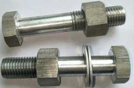 A286 660D Half Thread hex bolts