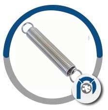 AISI Type 302 Stainless Steel Tension Spring AISI Type 302 Stainless Steel Tension Spring