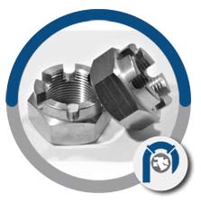 ASME SF467 titanium castle nut