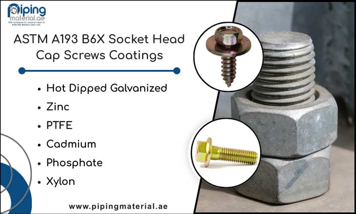 ASTM A193 B6X Socket Head Cap Screws Coatings