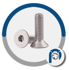 ASTM F2281 UNS N06600 flat head cap screw ASTM F2281 UNS N06600 flat head cap screw