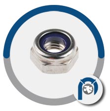 ASTM F467 UNS N05500 nylon insert nut
