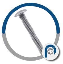 ASTM F468 Alloy 400 Carriage Bolt