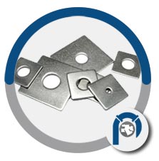 B162 Nickel 200 Square Washer
