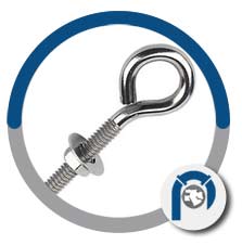 Cp Ti grade 5 eye bolts Cp Ti grade 5 eye bolts
