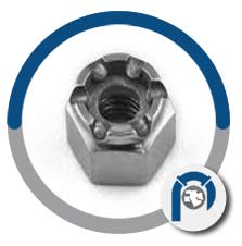Cp titanium nylon insert nut