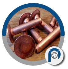 Cupro nickel 90/10 rivets Cupro nickel 90/10 rivets