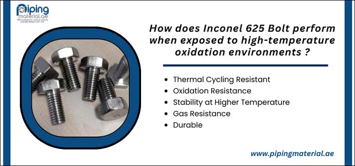 Exposion of Inconel 625 to high-temperature oxidation environments
