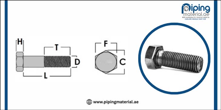 F468 625 Inconel Heavy Hex Bolt Dimension Chart