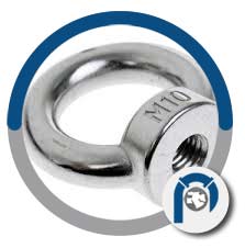 Inconel steel alloy eye nuts