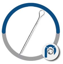 K-Monel dipped cotter pin K-Monel dipped cotter pin