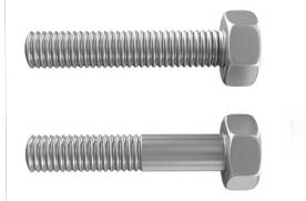 Monel K500 Hexagonal Head Bolts