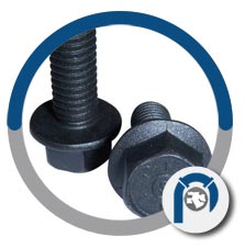 SAE J429 gr 5 flange bolts