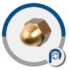 Silicon bronze UNS C65100 dome nuts