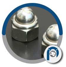 SS Nyloc Dome Nut