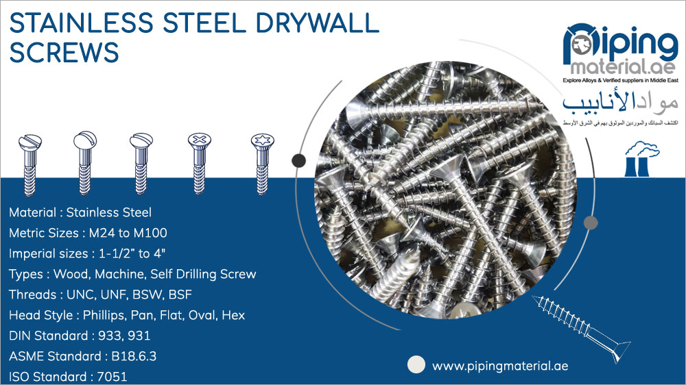 Stainless Steel Drywall Screws