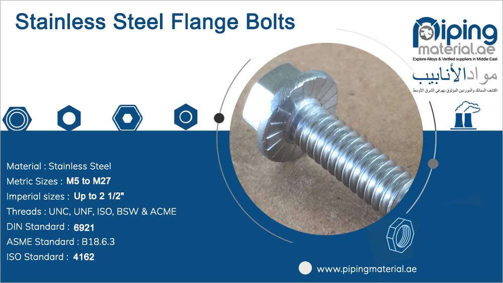 Stainless Steel Flange Bolts