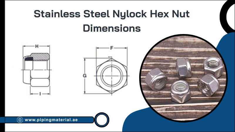 Stainless Steel Nylock Hex Nut Dimensions