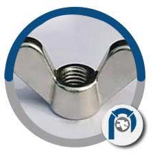Stainless Steel Nylock Wing Nuts
