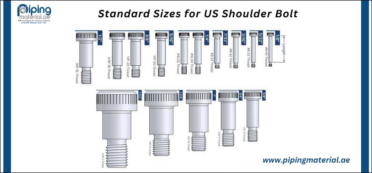 Standard Sizes for US Shoulder Bolt