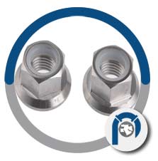 Ti flange lock nut
