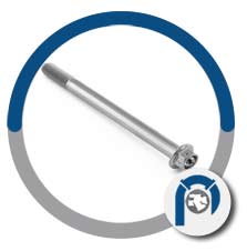 Ti metal hex head anchor bolt Ti metal hex head anchor bolt