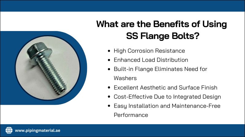 What are the Benefits of Using SS Flange Bolts?