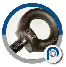 Zinc plated grade 5 eye bolts