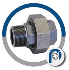 AS Threaded Union Female Male AS Threaded Union Female Male