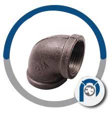 Black Malleable Iron 90 Degree Elbow