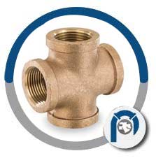 Bronze Threaded Cross