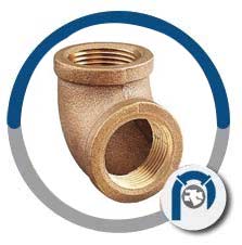 Bronze Threaded Elbow