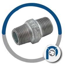 Galvanized Iron Threaded Nipple