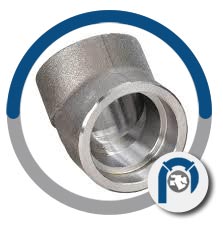 Low alloy steel 45 degree socket weld elbow Low alloy steel 45 degree socket weld elbow