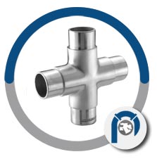 Low alloy steel Threaded cross Low alloy steel Threaded cross