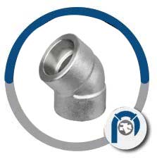 Cp Grade 2 Titanium 45 Degree Elbow Forged Fitting
