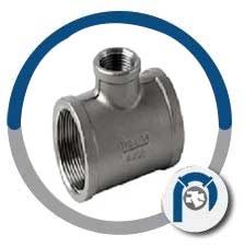 Grade 2 Titanium Reducing Tee Forged Fitting