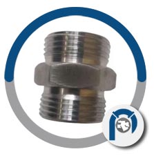316L SS Hex Nipple 316L SS Hex Nipple