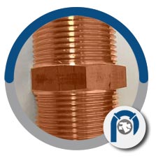 ASTM B151 UNS C71500 Hex Nipple