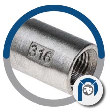 SS UNS S31600 Threaded Fittings