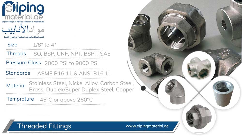 Threaded Fittings Threaded Fittings