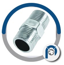 UNS S34700 Stainless Steel Hex Nipple UNS S34700 Stainless Steel Hex Nipple