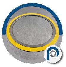 ASTM B182 SS 304 Spiral Wound Style CG Gasket